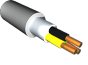 Кабель NYM 3x16+1x10